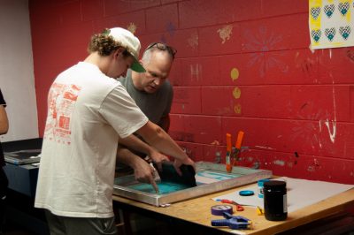 Chicago Based Screen Printer Jay Ryan Speaks with Foundation Students