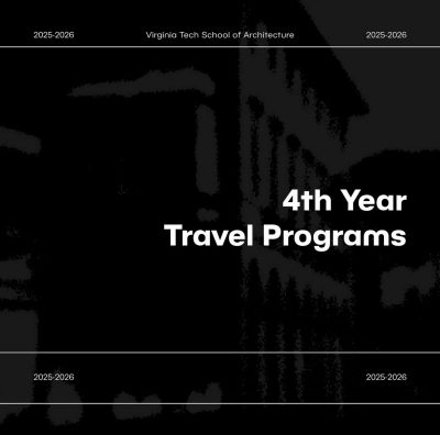 Fourth Year Fall Travel Opportunities