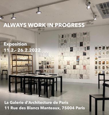 Markus Breitschmid at the Galerie d’Architecture de Paris