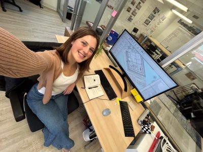 Lucy McHargue, who described her time at GriD Architects, said, “My W_Internship with GriD Architects was an incredible learning experience! In my two weeks, I was able to do everything from attending client meetings and site visits to learning Revit and creating concept diagrams. I'm so grateful for this opportunity. I learned so much.”